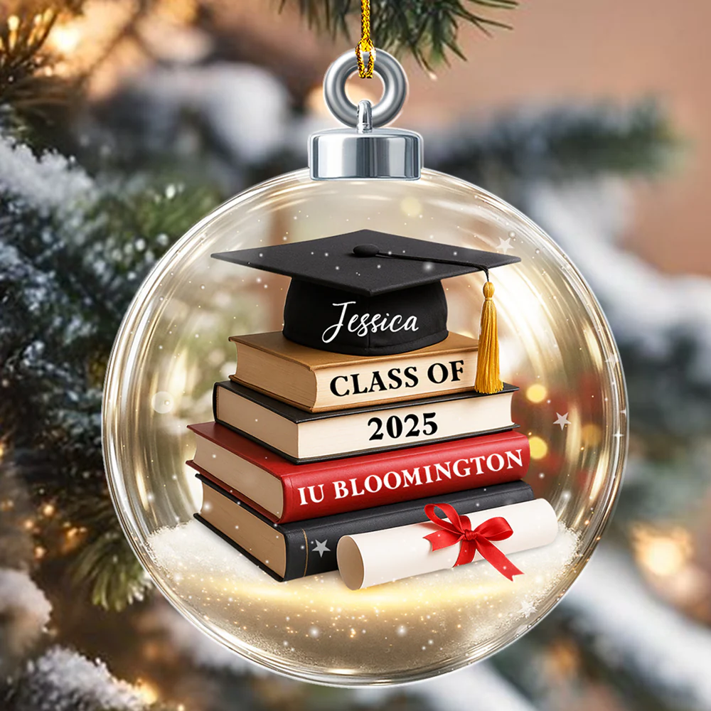 You Made It - Personalized Custom 3D Effect Acrylic Ornament - Image 5