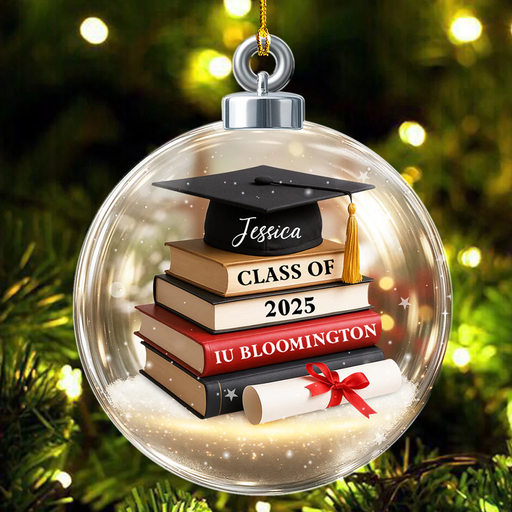 You Made It - Personalized Custom 3D Effect Acrylic Ornament - Image 6