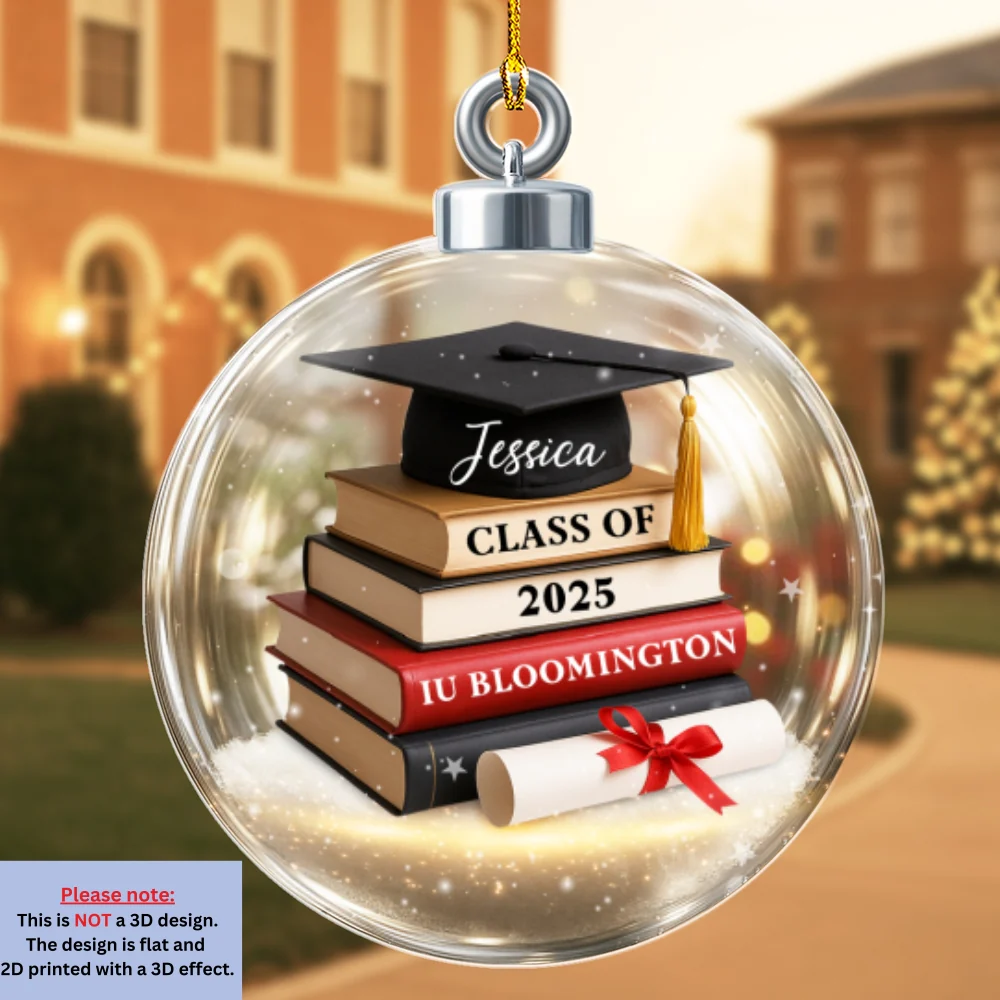 You Made It - Personalized Custom 3D Effect Acrylic Ornament - Image 8