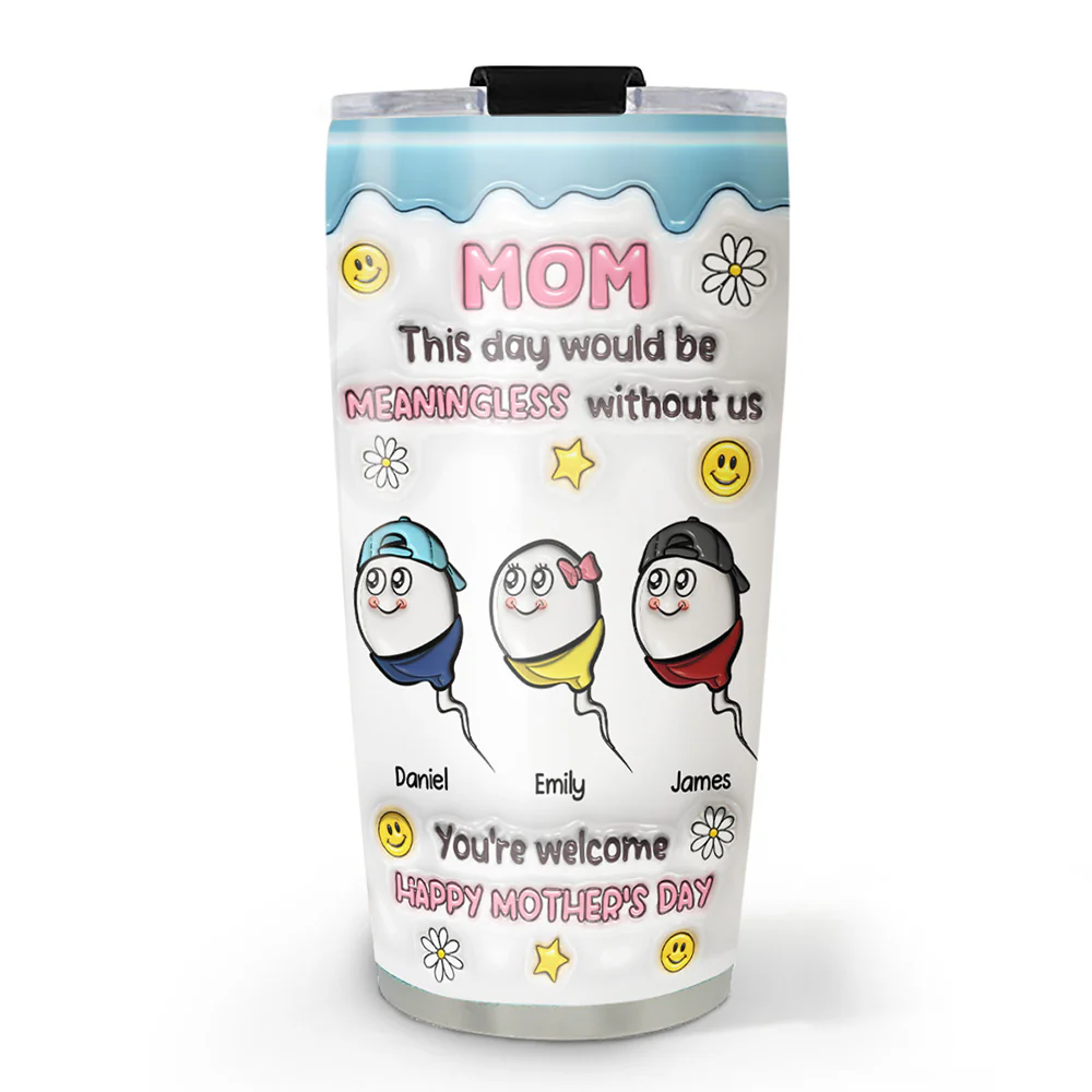 You Made This Day Special - Personalized Custom 3D Inflated Effect Tumbler