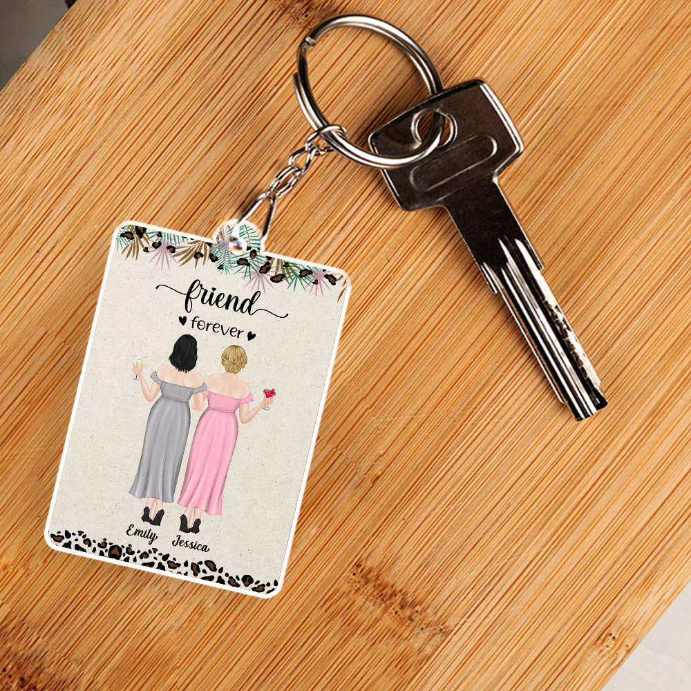 You Make Me Laugh Everyday - Personalized Custom Acrylic Keychain - Image 4