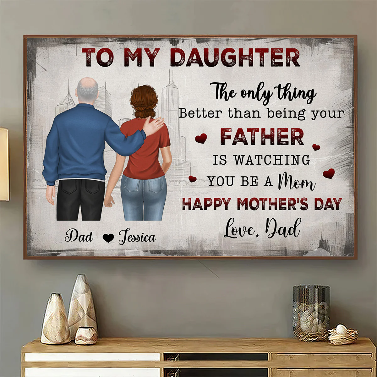 You Make Us Proud Every Day - Personalized Custom Poster