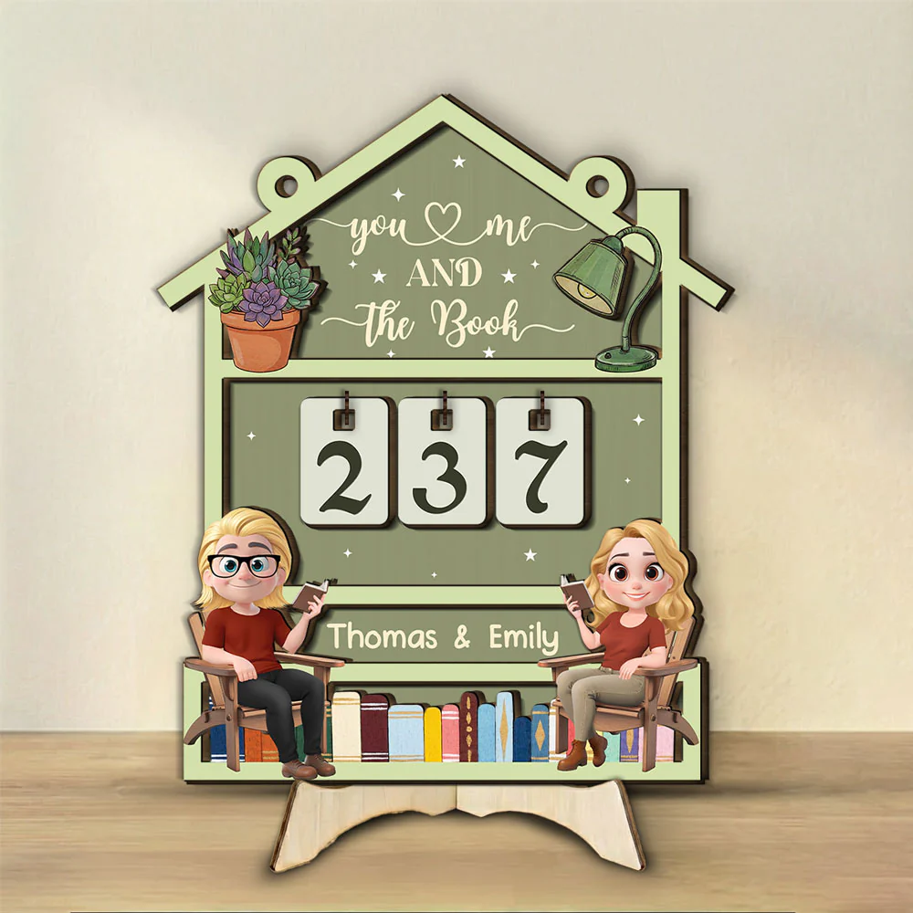 You Me And The - Personalized Custom Tracker Sign - Image 4