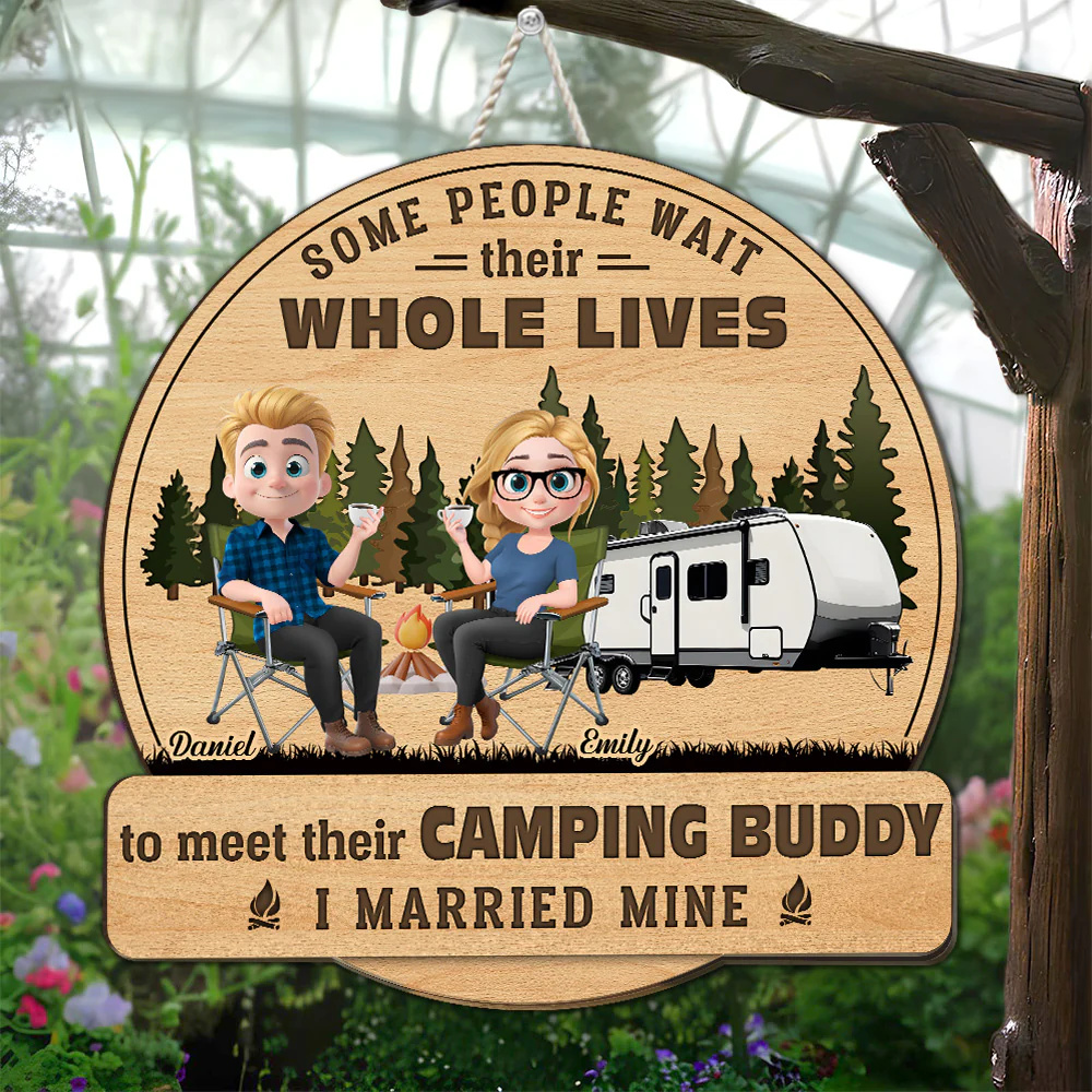 You Me And The Wild - Personalized Custom Wood Sign - Image 4