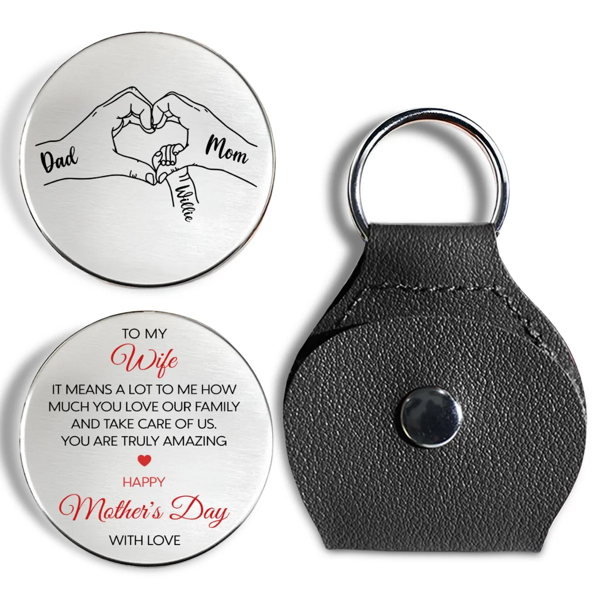 You Mean A Lot To Me - Personalized Custom Pocket Hug - Image 7