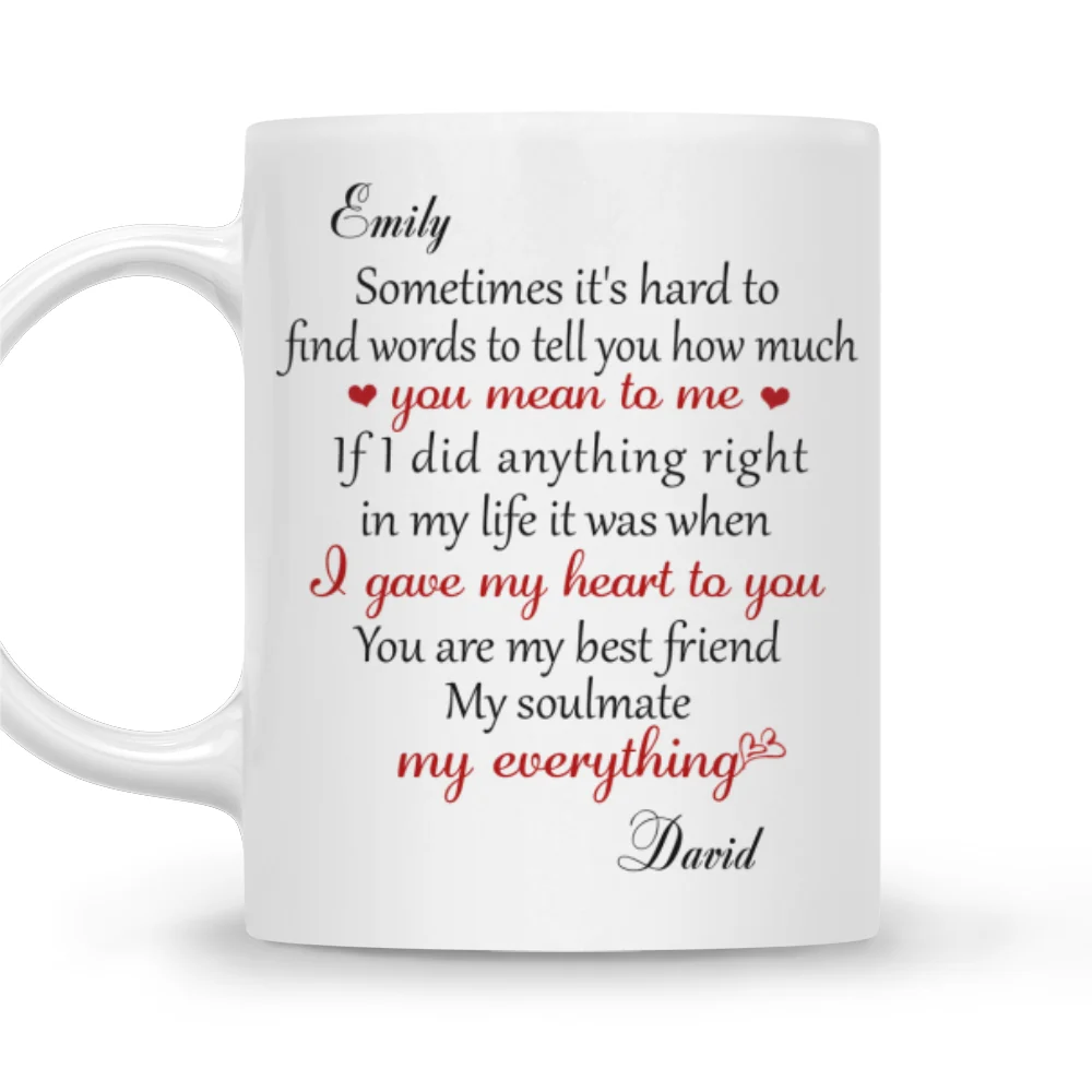 You Mean So Much To Me - Personalized Custom Coffee Mug - Image 10