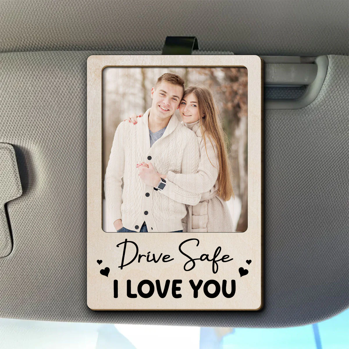 You Mean The World To Me - Personalized Custom Car Visor Clip - Image 5