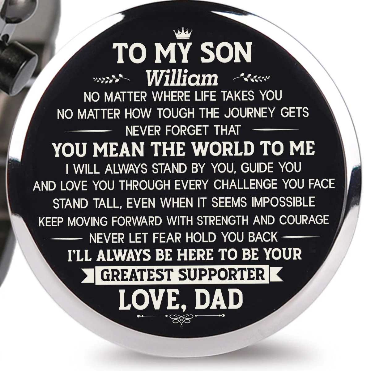 You Mean The World To Me - Personalized Engraved Wooden Watches GQ026 - Image 2