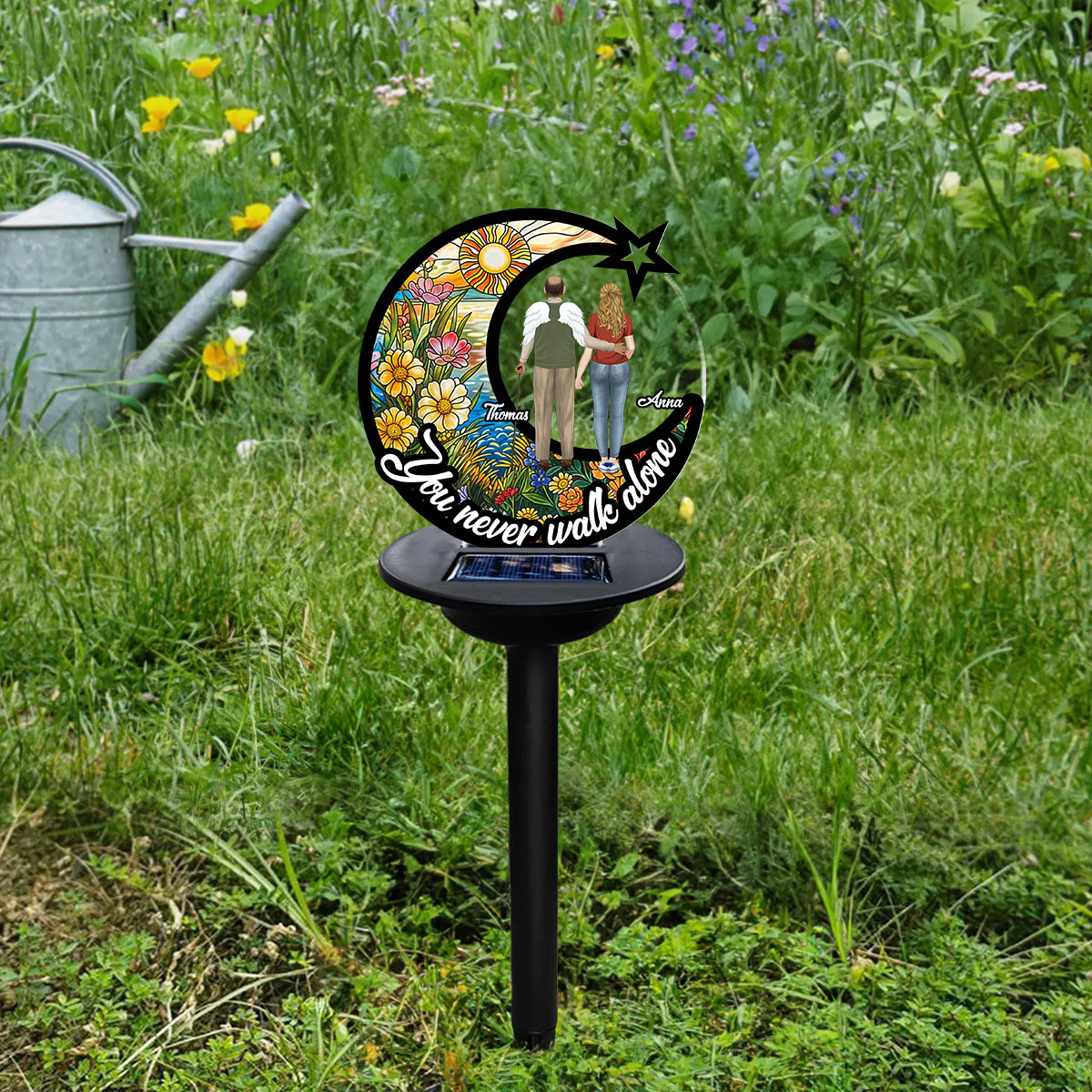 You Never Walk Alone - Personalized Custom Solar Light - Image 3