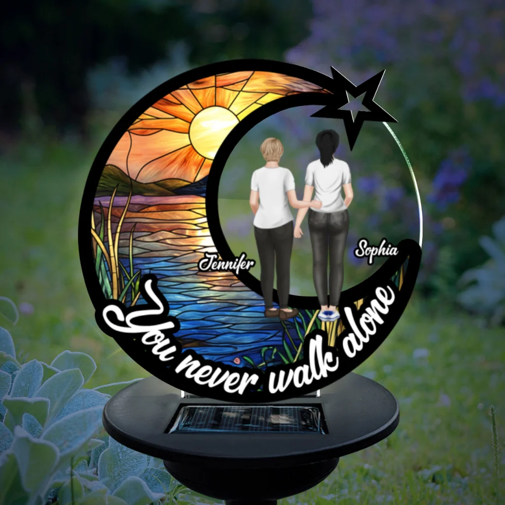 You Never Walk Alone - Personalized Custom Solar Light - Image 6