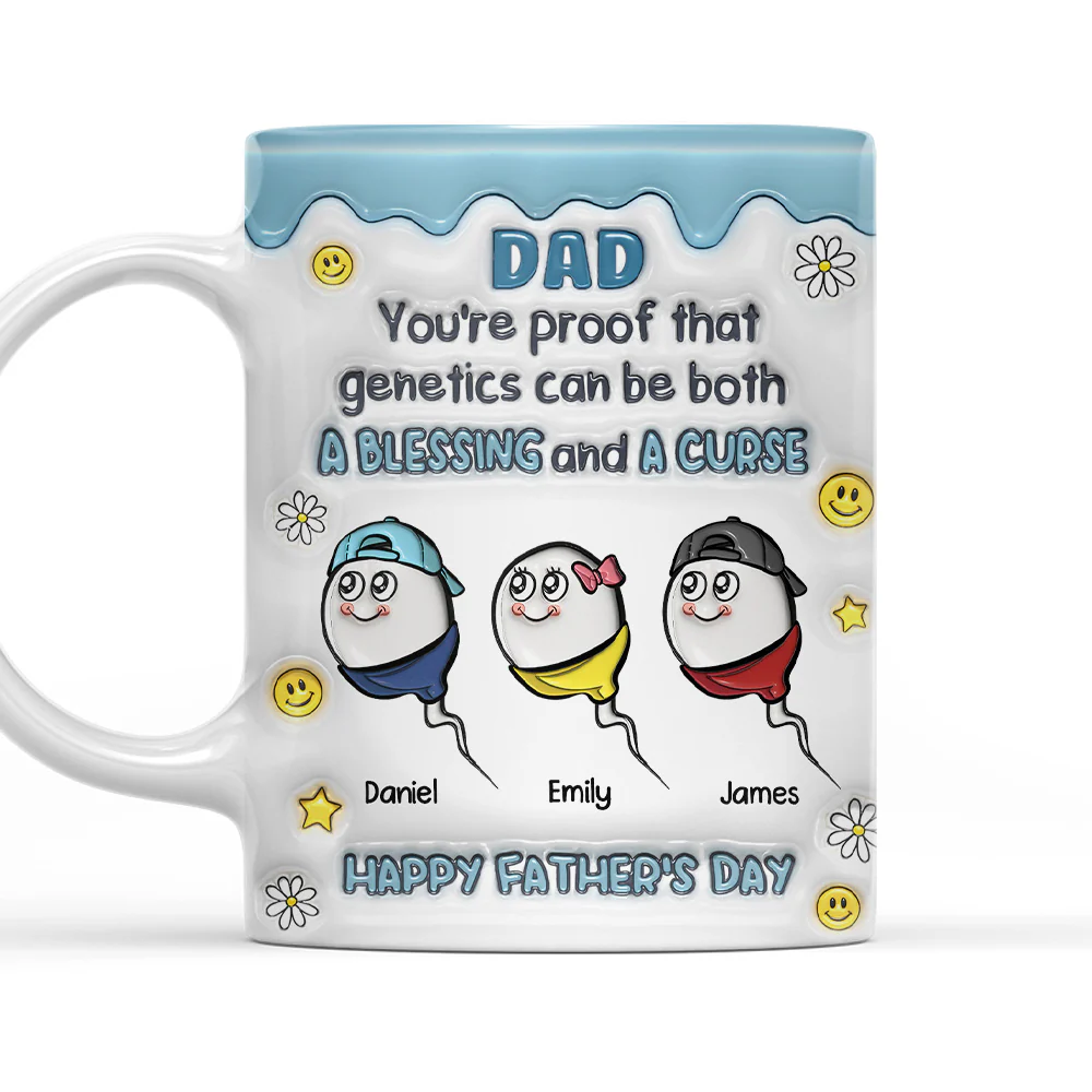 You Passed This Down Proudly - Personalized Custom 3D Inflated Effect Mug