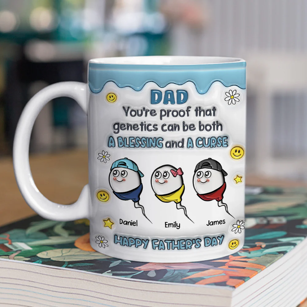 You Passed This Down Proudly - Personalized Custom 3D Inflated Effect Mug - Image 2