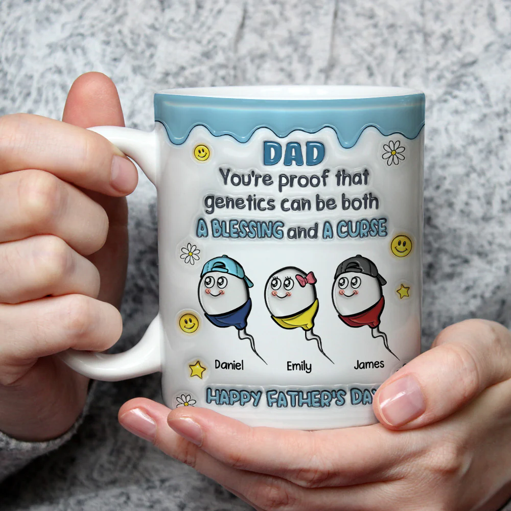 You Passed This Down Proudly - Personalized Custom 3D Inflated Effect Mug - Image 3
