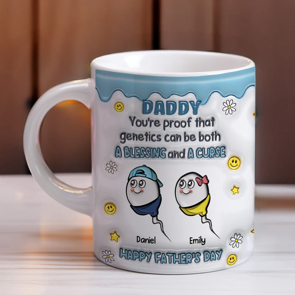 You Passed This Down Proudly - Personalized Custom 3D Inflated Effect Mug - Image 4