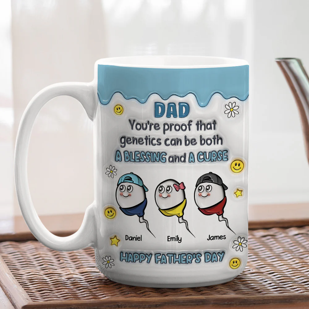You Passed This Down Proudly - Personalized Custom 3D Inflated Effect Mug - Image 5