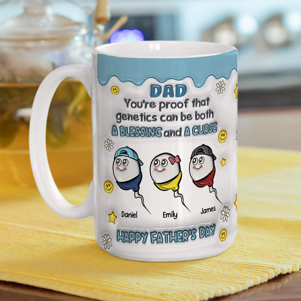 You Passed This Down Proudly - Personalized Custom 3D Inflated Effect Mug - Image 6
