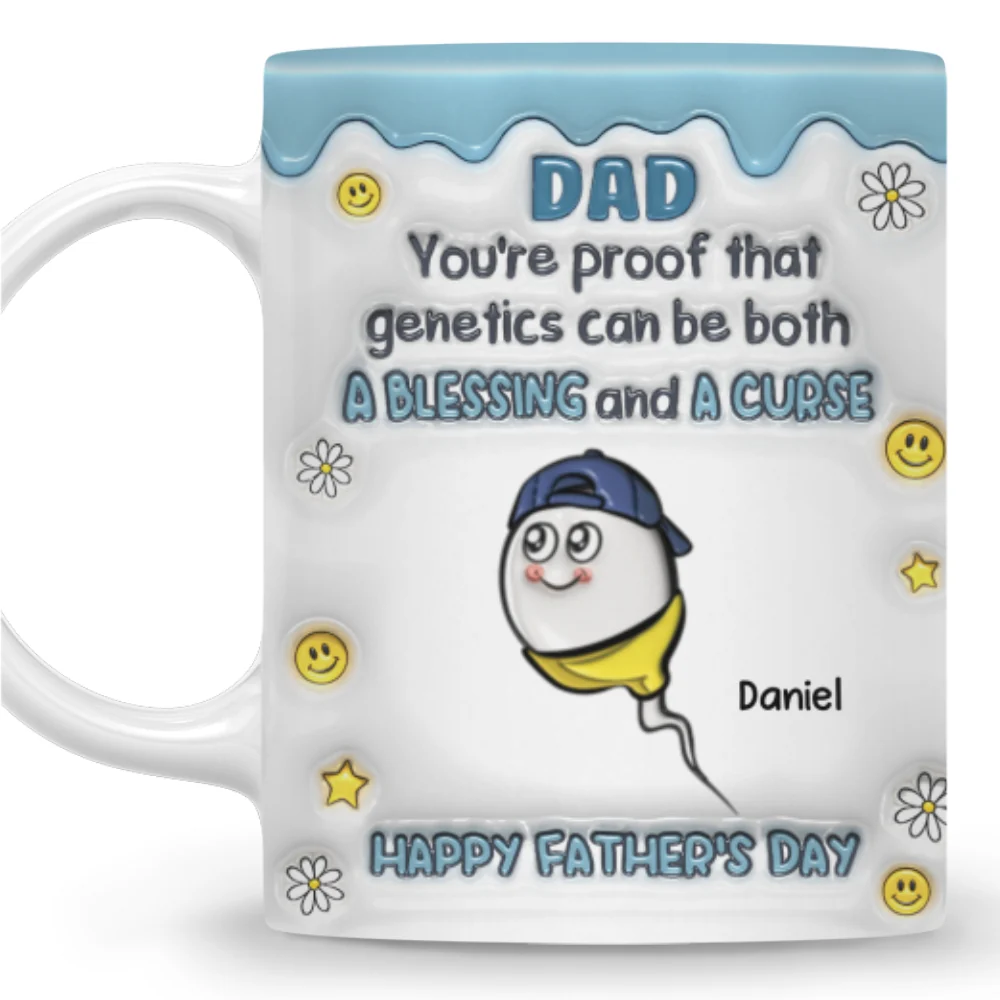 You Passed This Down Proudly - Personalized Custom 3D Inflated Effect Mug - Image 8