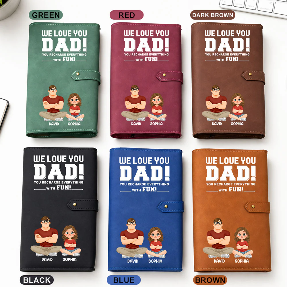 You Recharge Everything With Fun - Personalized Custom Leather Charger Bag - Image 3