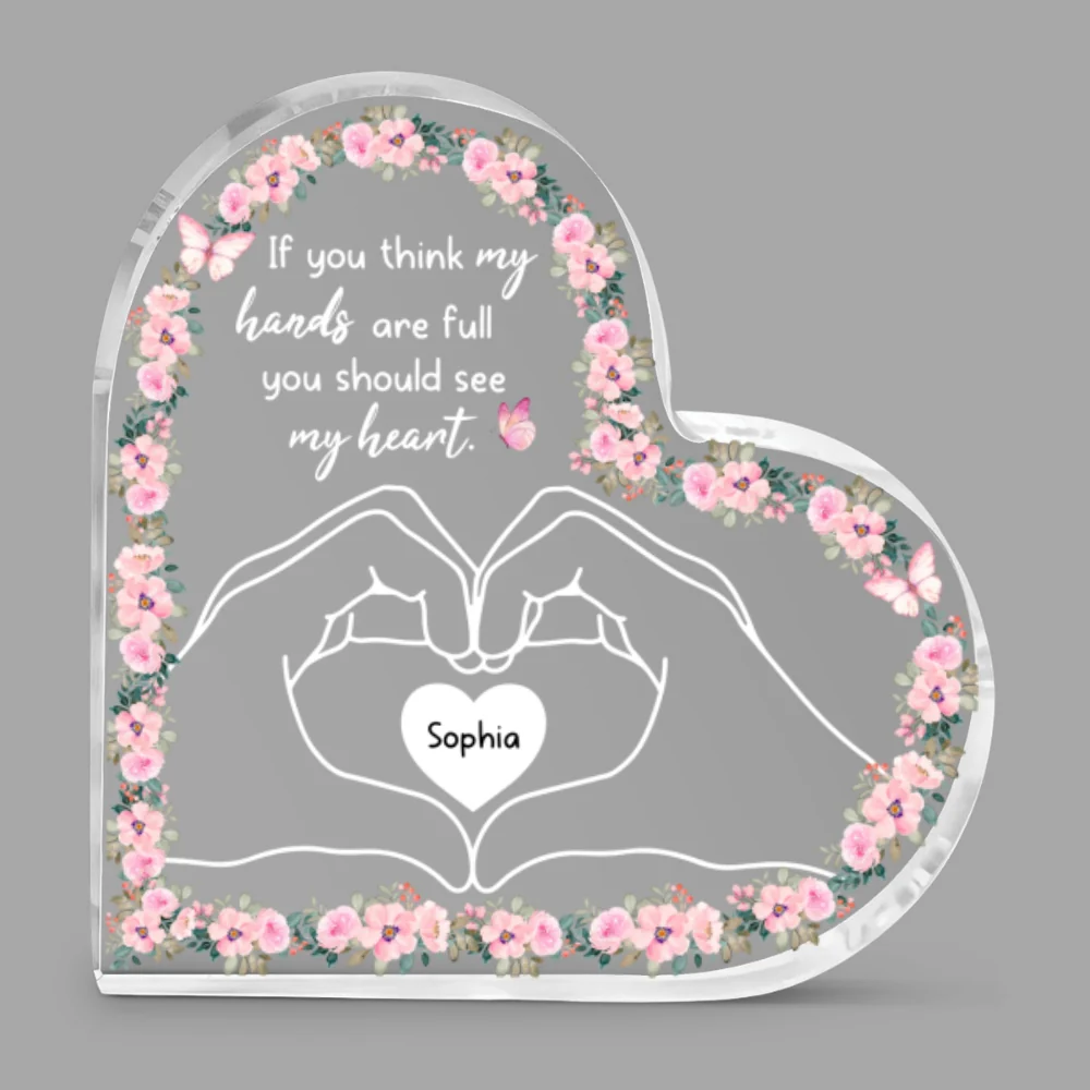 You Should See My Heart - Personalized Custom Acrylic Plaque - Image 6