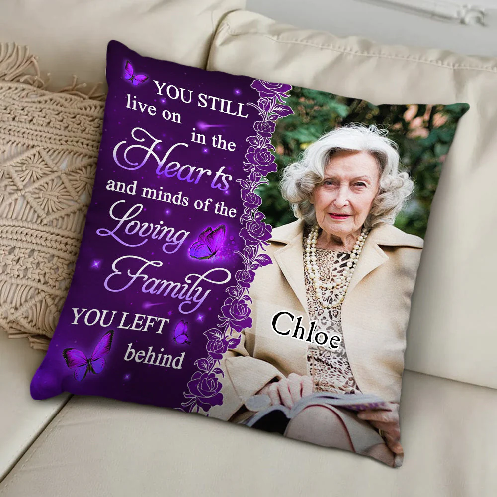 You Still Live On - Personalized Custom Throw Pillow - Image 3
