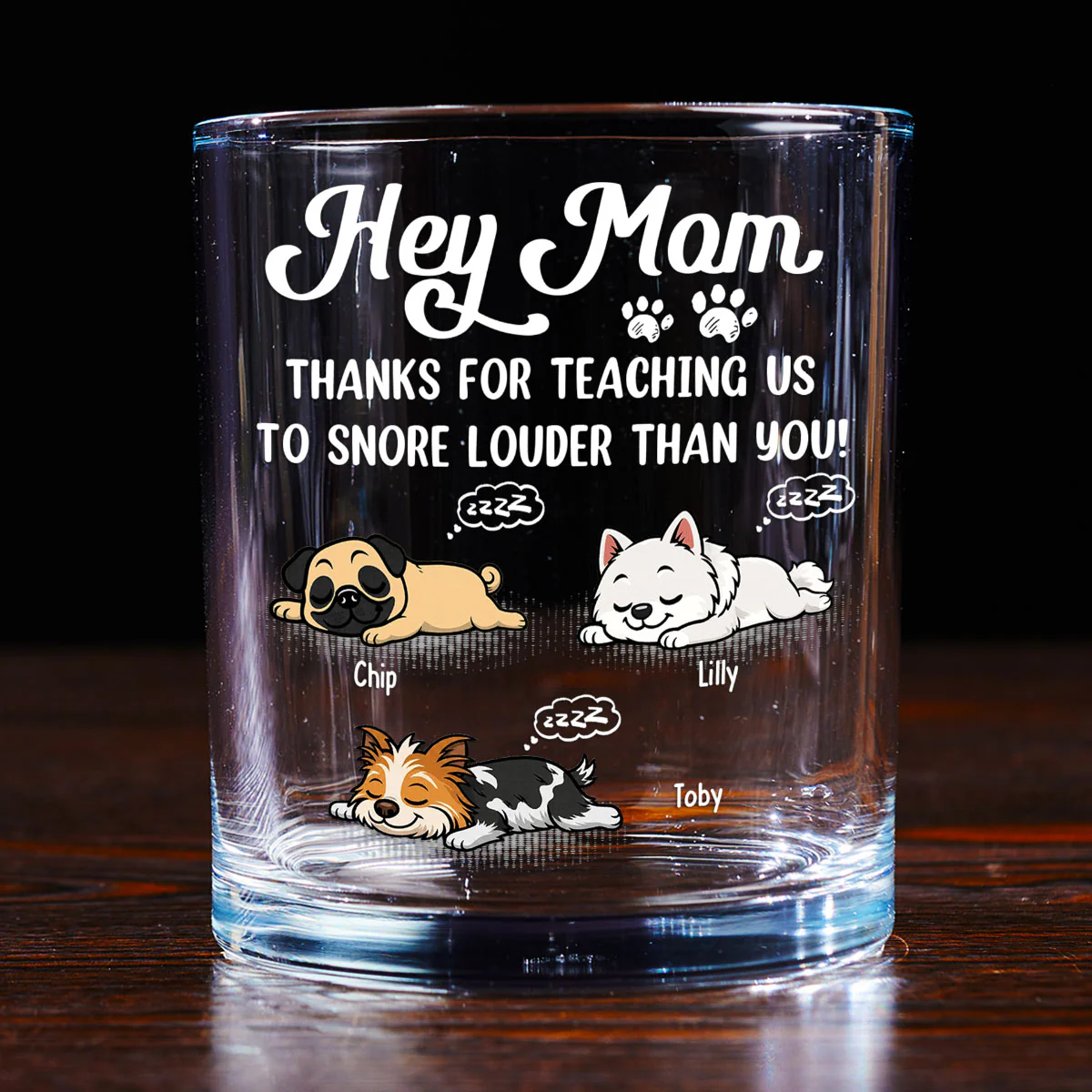 You Taught Me This - Personalized Custom Whiskey Glass - Image 3
