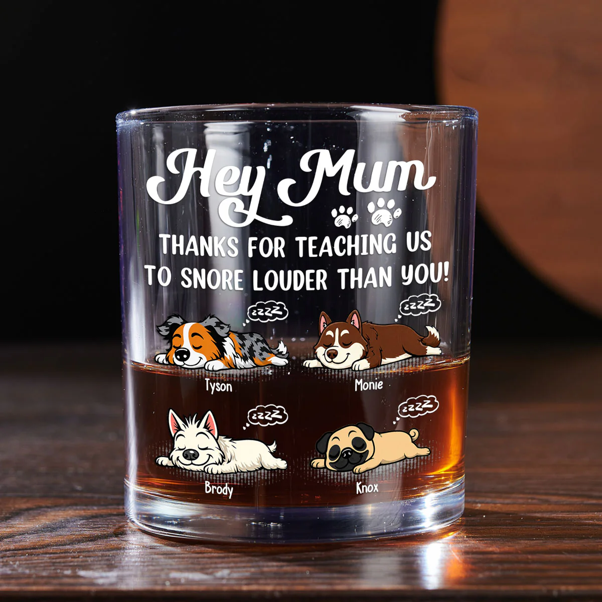 You Taught Me This - Personalized Custom Whiskey Glass - Image 4