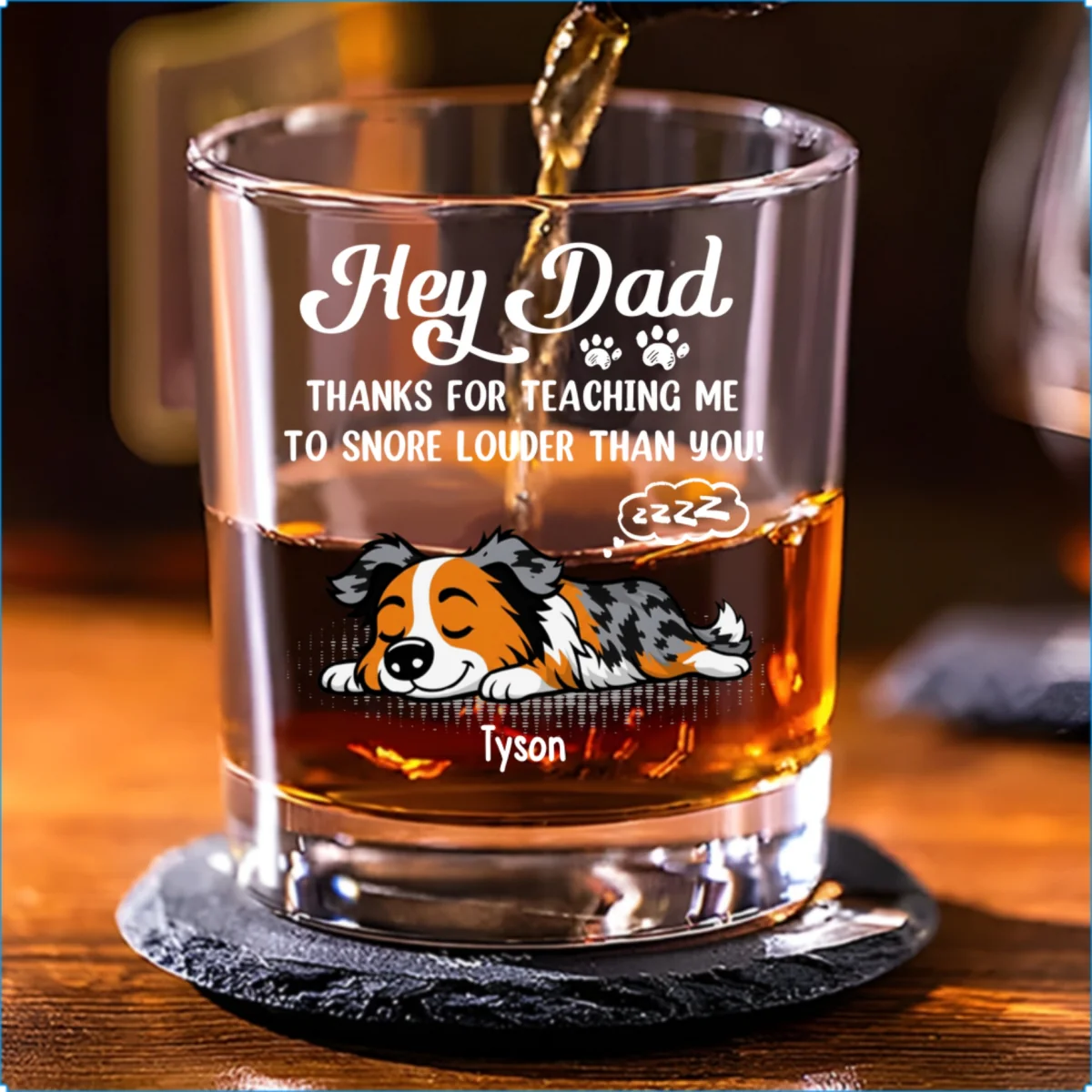 You Taught Me This - Personalized Custom Whiskey Glass - Image 7