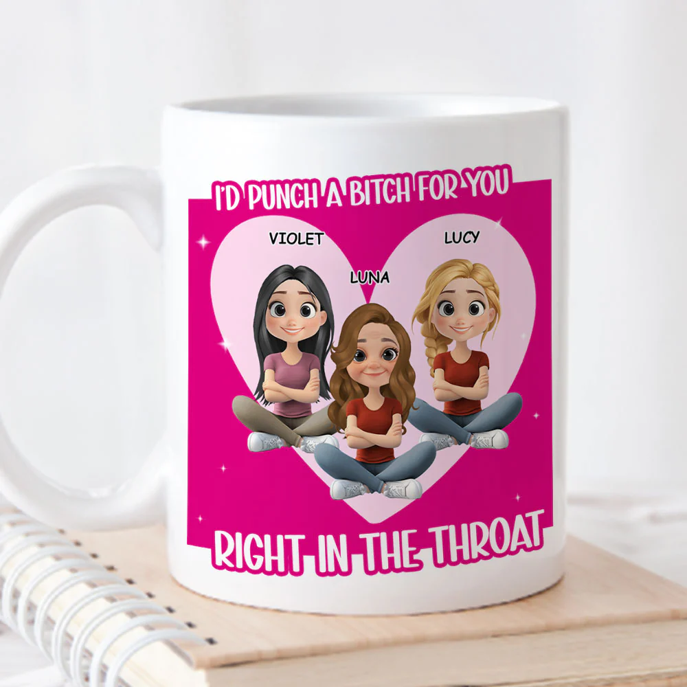 You Will Always Be My Best Friends - Personalized Custom Coffee Mug - Image 6