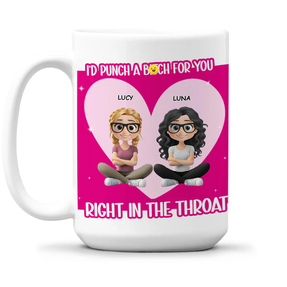 You Will Always Be My Best Friends - Personalized Custom Coffee Mug - Image 8