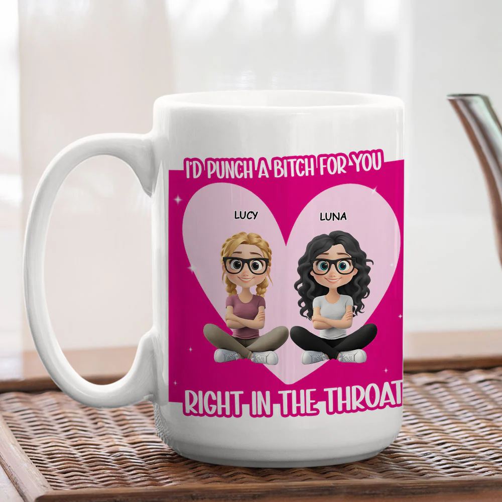 You Will Always Be My Best Friends - Personalized Custom Coffee Mug - Image 9