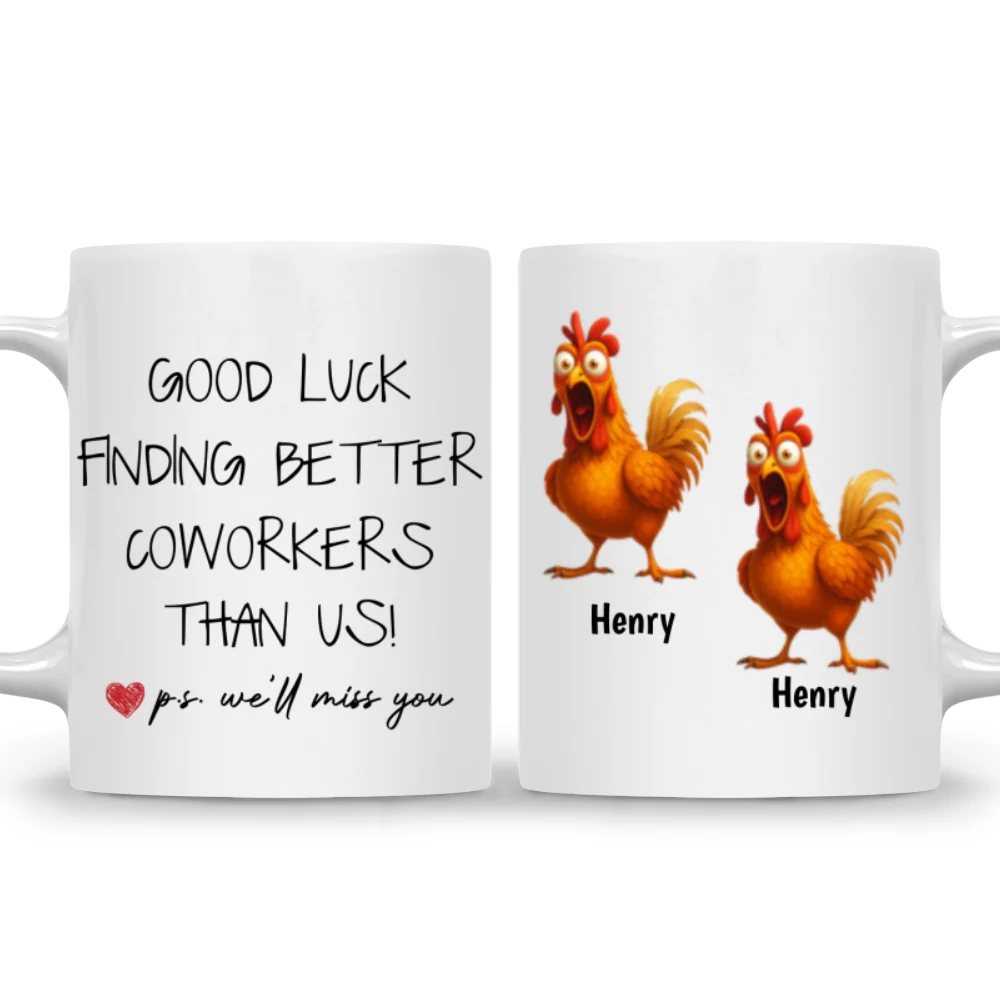 You Will Miss Us - Personalized Custom Coffee Mug - Image 6