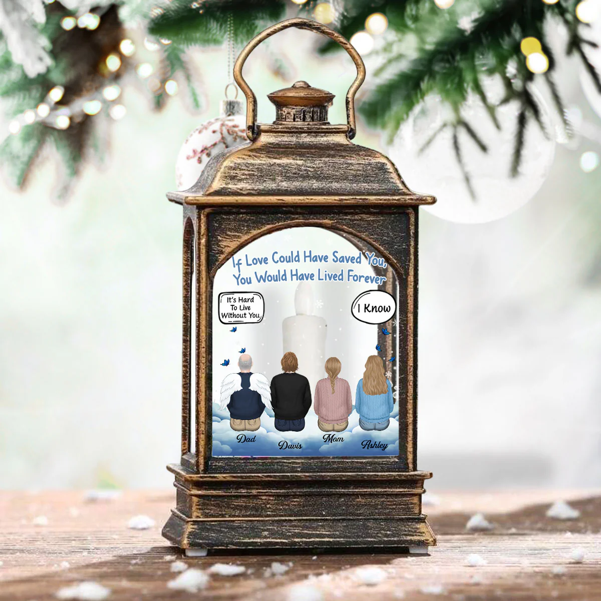 You Would Have Lived Forever - Personalized Custom Christmas Wind Lamp - Image 4