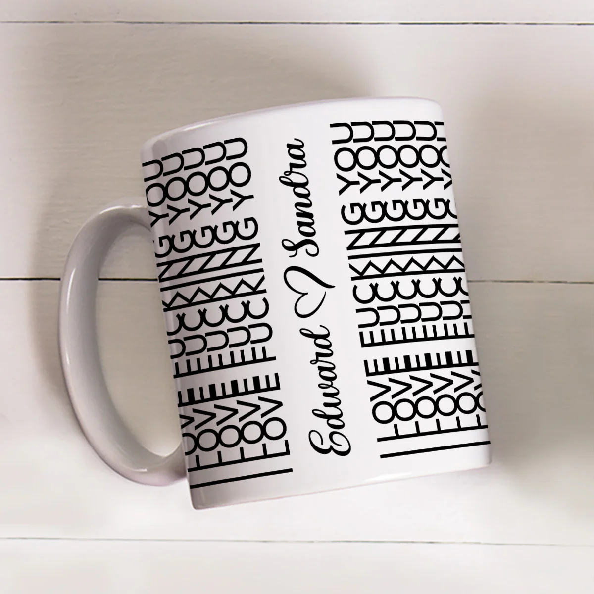 Your D Deserves A Trophy - Personalized Custom Coffee Mug - Image 2