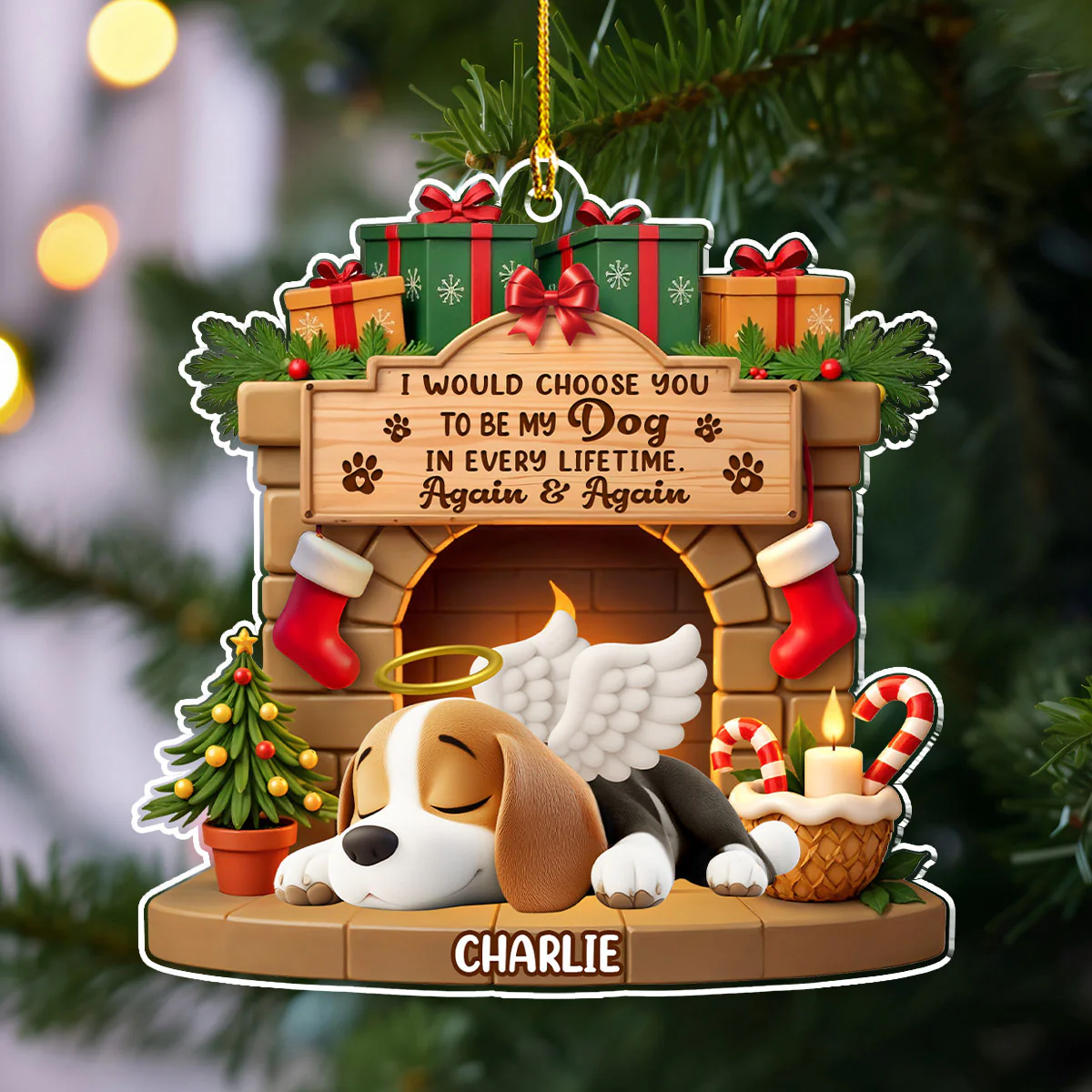 Your Forever Home - Personalized Custom Acrylic Ornament - Image 2