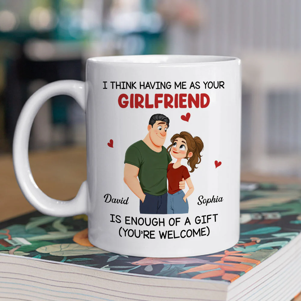 Your Gift Is Me Today - Personalized Custom Coffee Mug - Image 2