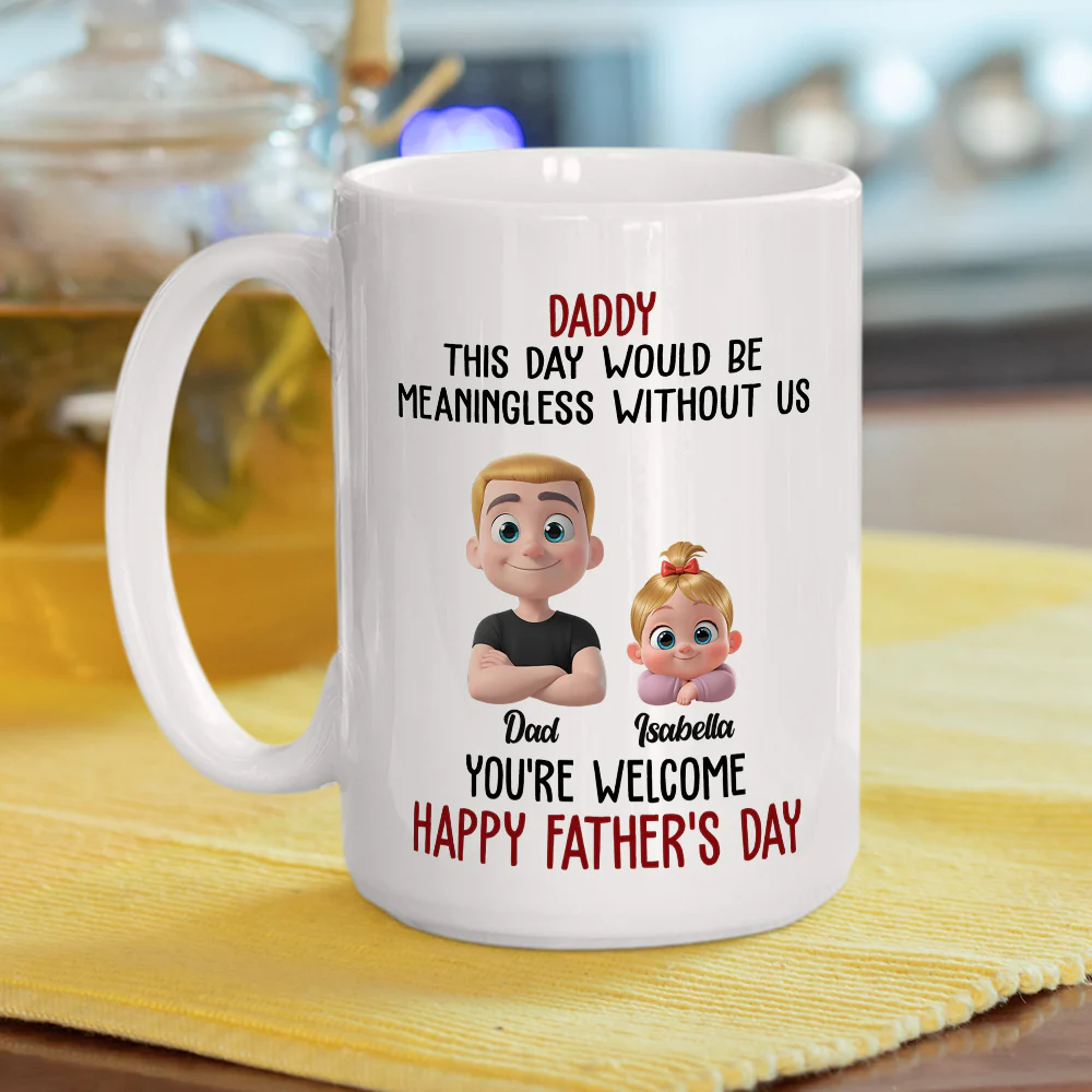 Your Kids - Personalized Custom Coffee Mug - Image 5