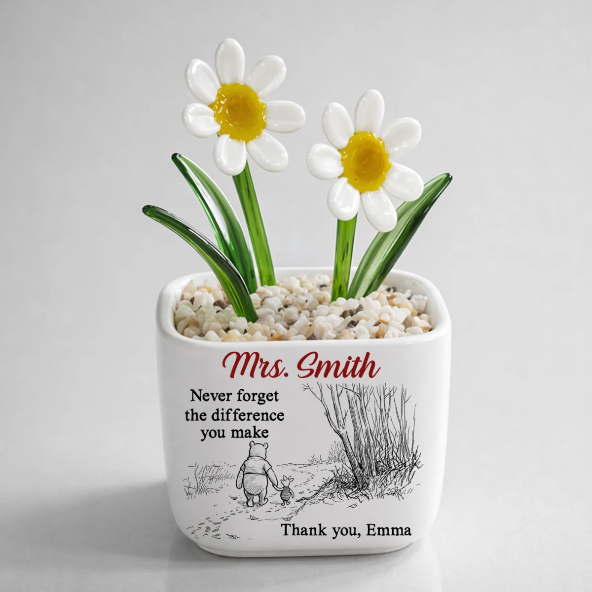 Your Kindness Inspires Growth - Personalized Custom Glass Birth Month Flower - Image 12
