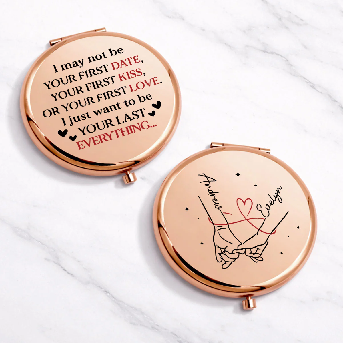 Your Last Everything - Personalized Custom Compact Mirror - Image 5