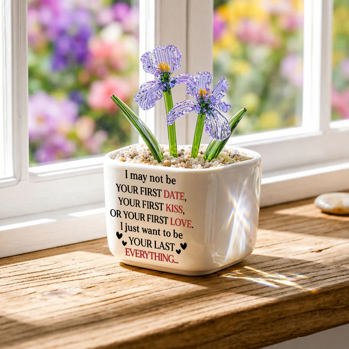 Your Last Everything - Personalized Custom Glass Birth Month Flower - Image 2