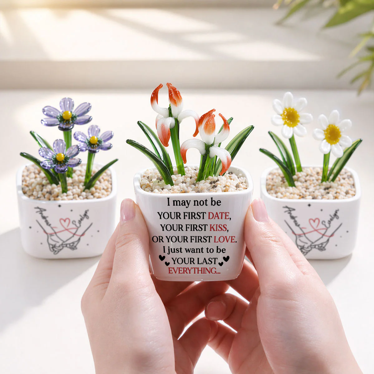 Your Last Everything - Personalized Custom Glass Birth Month Flower - Image 5