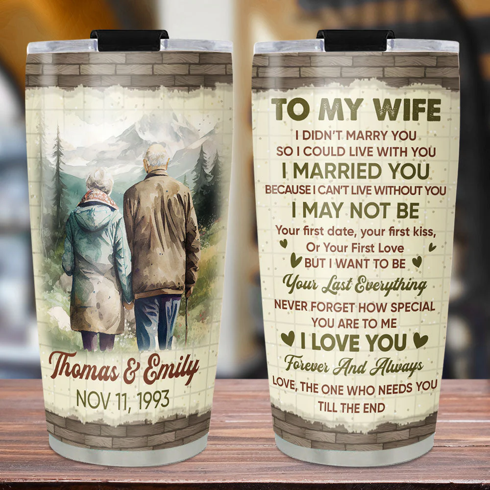 Your Last Everything - Personalized Custom Tumbler - Image 4