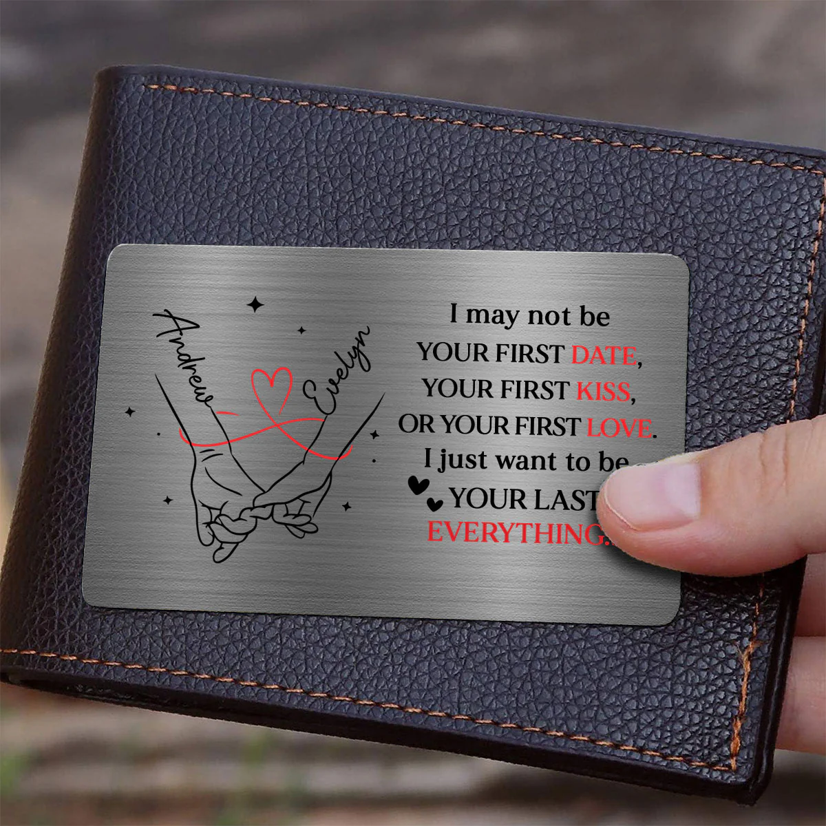Your Last Everything - Personalized Custom Wallet Card - Image 5