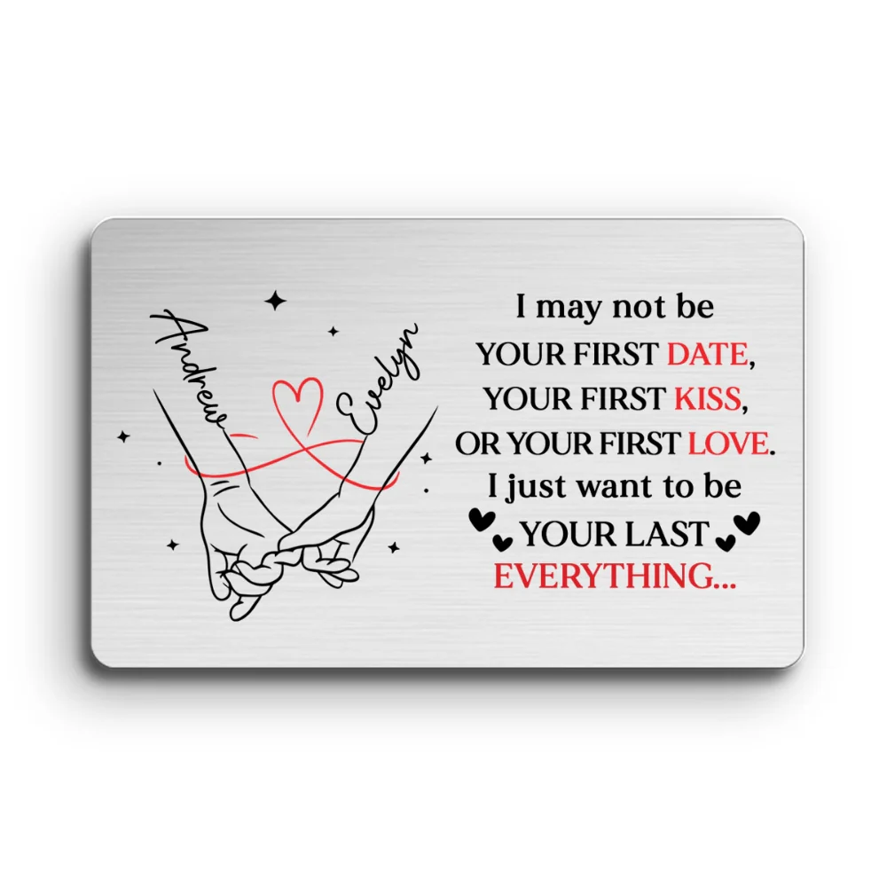 Your Last Everything - Personalized Custom Wallet Card - Image 6
