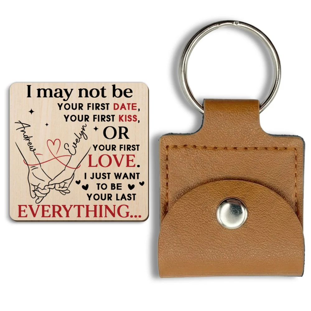 Your Last Everything - Personalized Custom Wooden Pocket Hug - Image 6