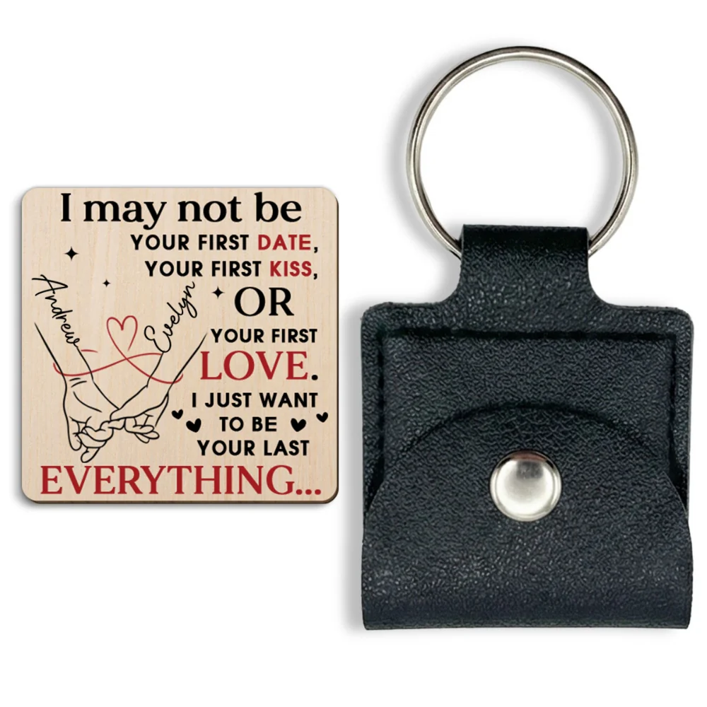 Your Last Everything - Personalized Custom Wooden Pocket Hug - Image 7