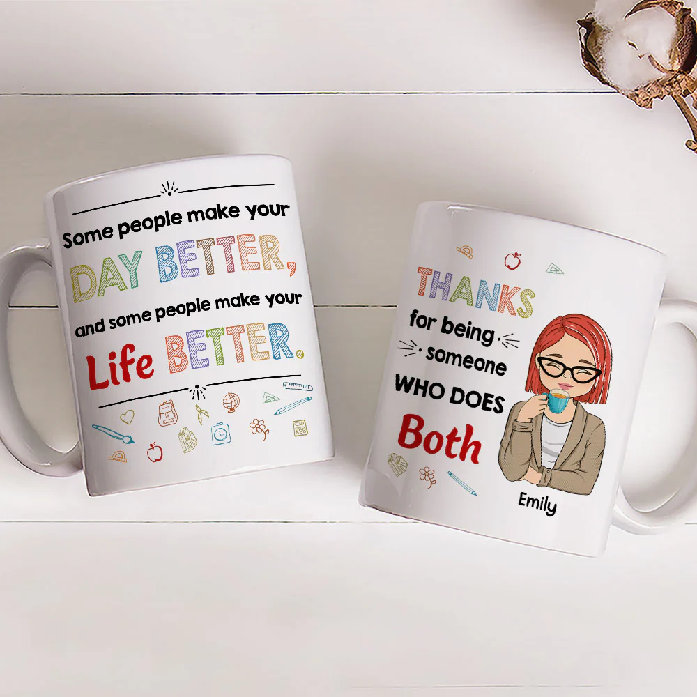 Your Lessons Shape Futures - Personalized Custom Coffee Mug - Image 8