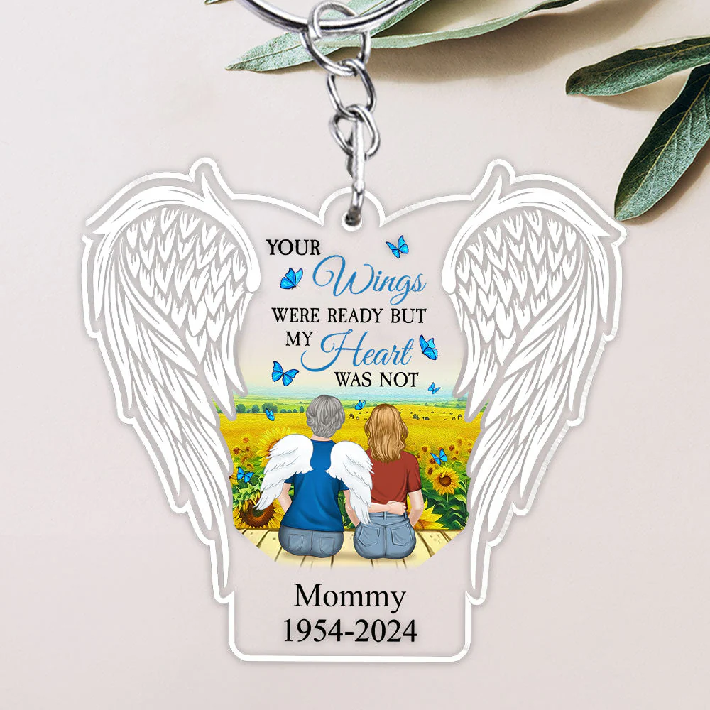 Your Light Will Always Shine In My Heart - Personalized Custom Acrylic Keychain