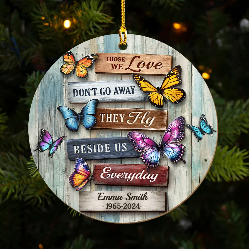 Your Love Will Guide Us Always - Personalized Custom Wood Ornament - Image 4