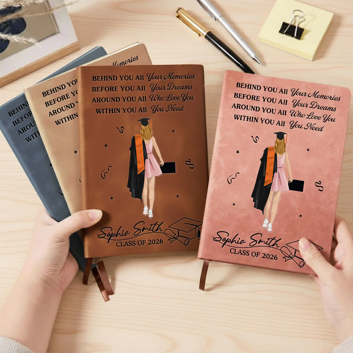 Your Memories - Personalized Custom Leather Journal - Image 2