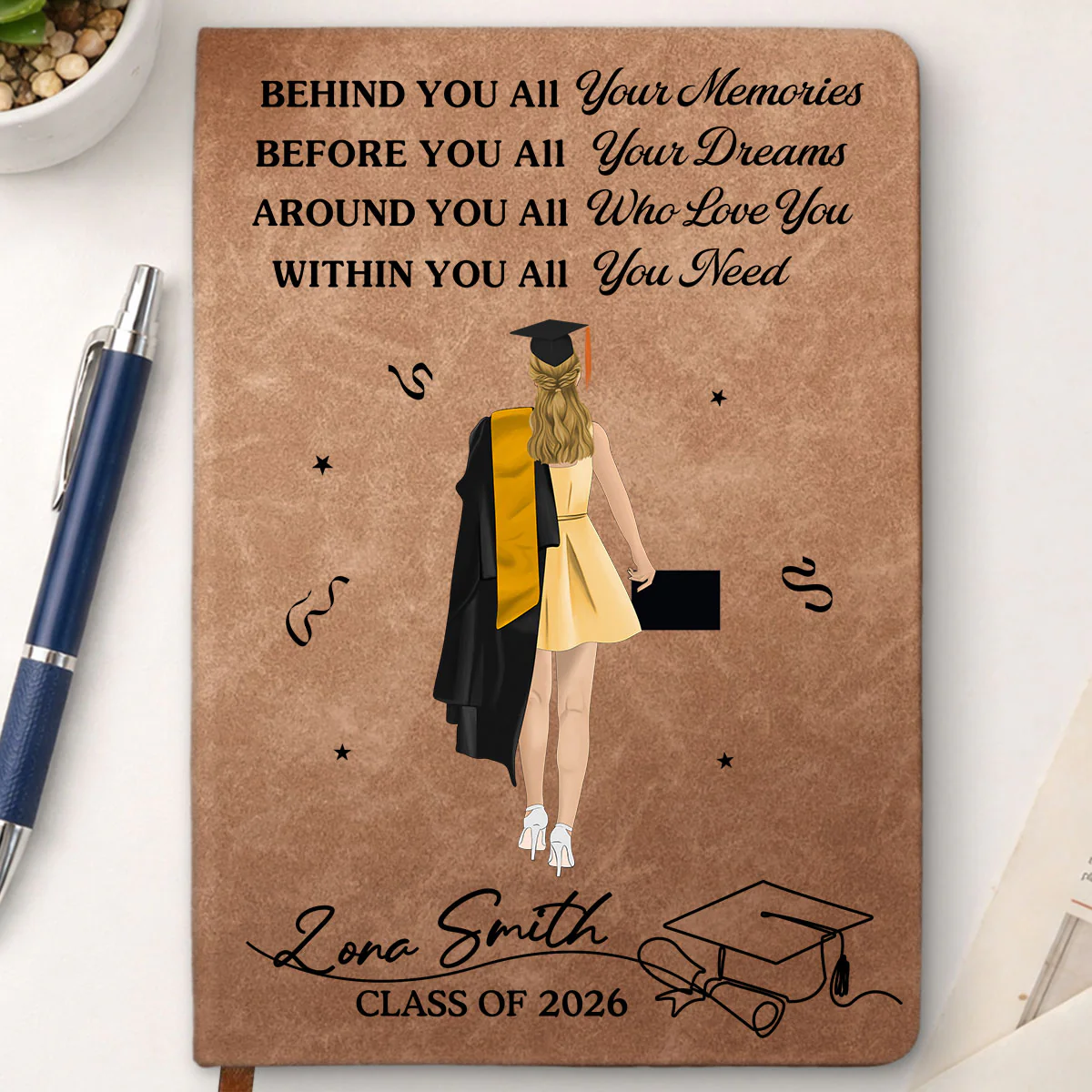 Your Memories - Personalized Custom Leather Journal - Image 4